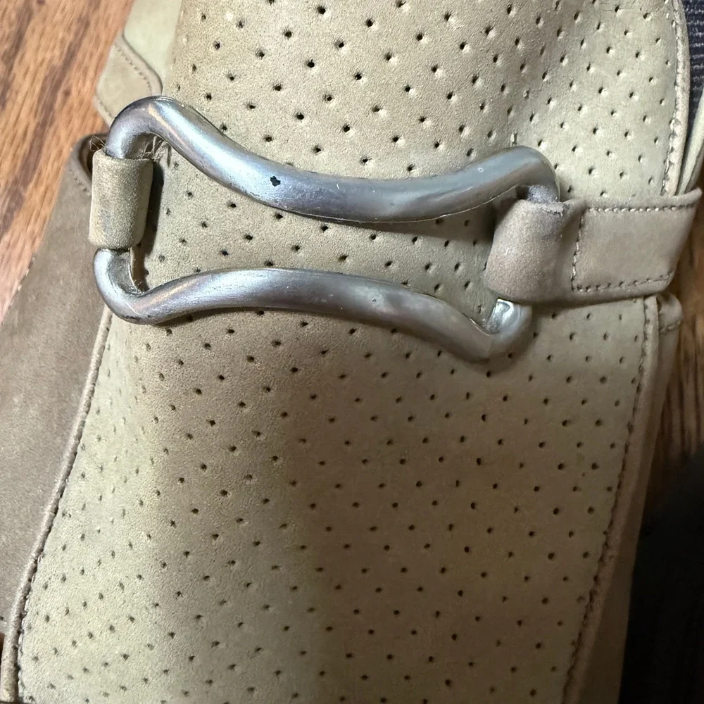 Avventura Mens 13‎ Fisherman Loafers Tan Nubuck Leather Sandals Made in Spain